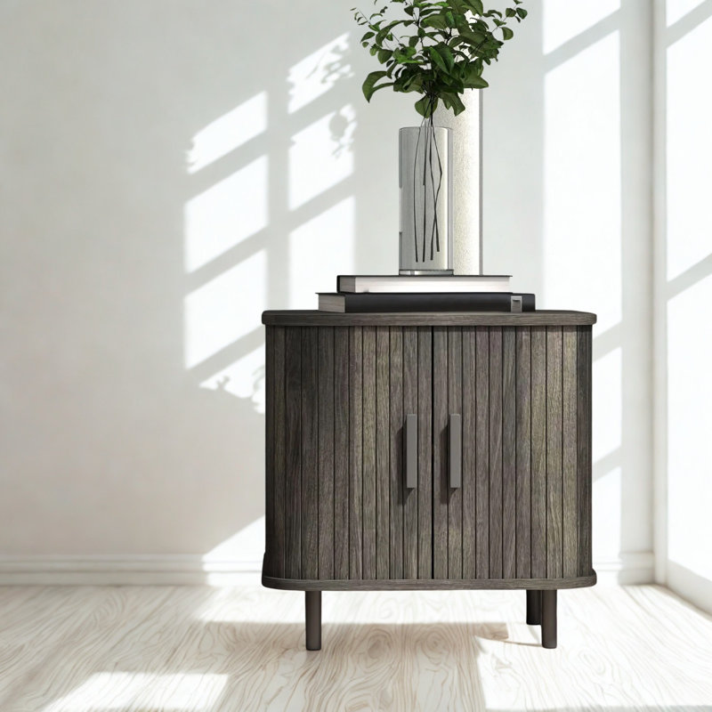 Tasleema Bedside Table, Grey