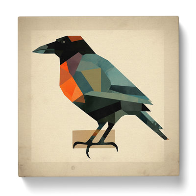 Crow Bauhaus No.2 - Wrapped Canvas