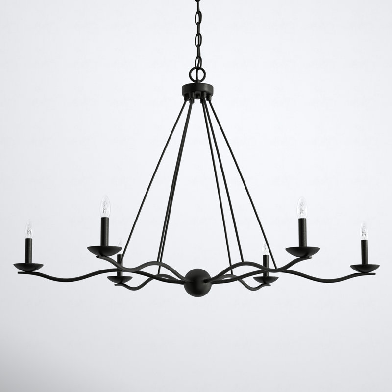 6 - Light Dimmable Classic / Traditional Chandelier