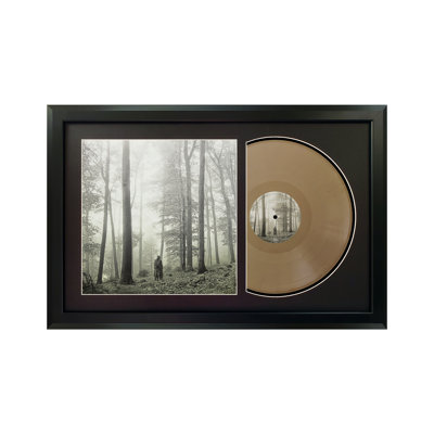 Taylor Swift "Folklore" Framed Record with Black Mat