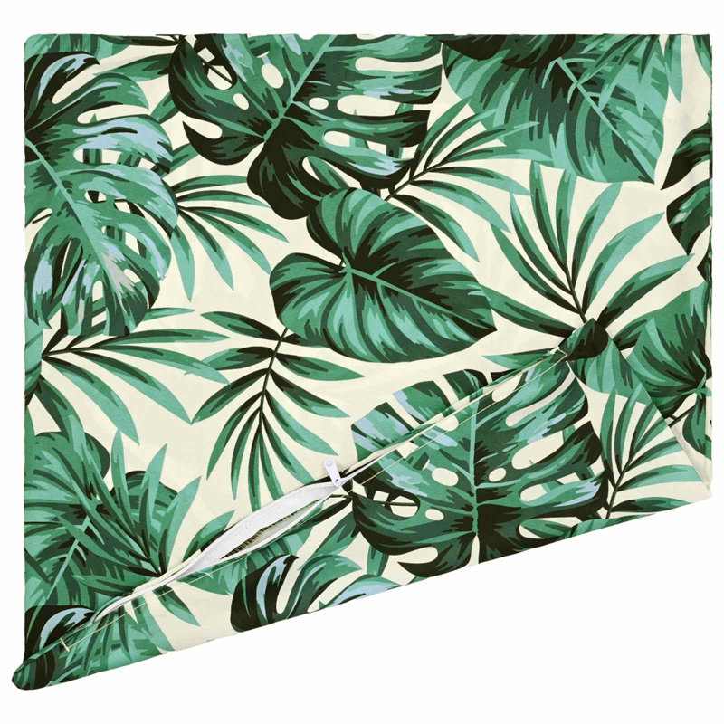 Leaf Pattern Cushion Cover