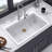 33" x 22" Drop-in Single Bowl Quartz/Granite Composite Kitchen Sink