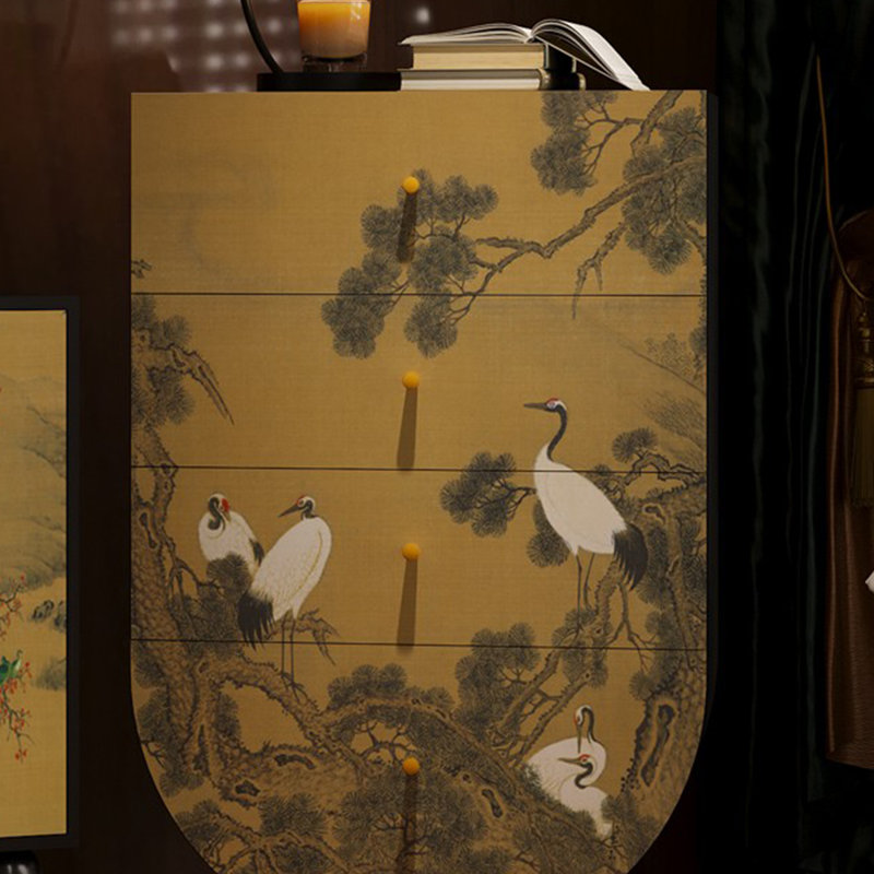 Armoire de rangement rétro de style chinois