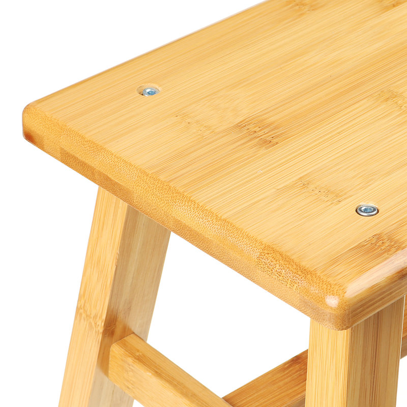 Boren Solid Wood Accent Stool