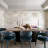 3 Light Led Crystal Pendant Light For Kitchen， Dining Room Chandelier