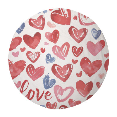 Love-Packed Messages Braided Rug