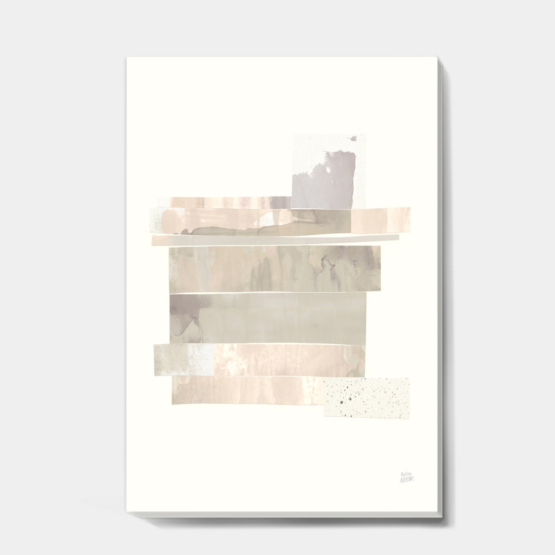 «Geometric Neutral Form II», reproduction d'art sur toile tendue, H 32 po x l 16 po x P 1 po