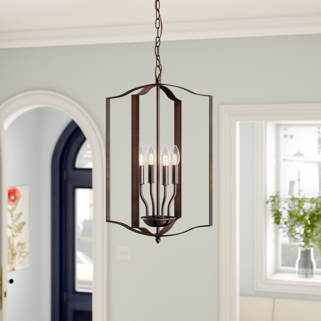 Albano 4 - Light Dimmable Geometric Chandelier Laurel Foundry Modern Farmhouse® 