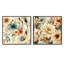 Arum - Ensemble de 2 collages carrés floraux-102162444-102162443