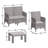 Gestur 4 - Person Patio Conversation Set with Cushions