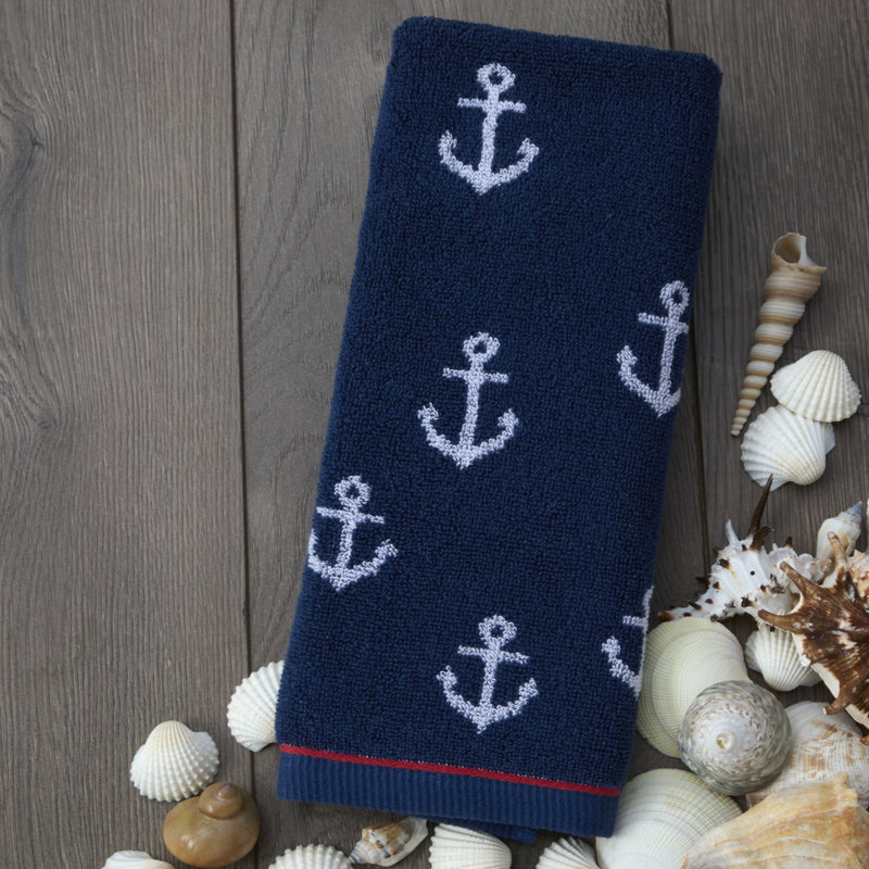 ANCHOR JACQUARD HAND-NAVY