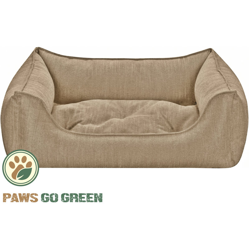 Eco Dog Orthopedic Polyester Pet Bed, Large (90cm W x 60cm D x 30cm H), Mud