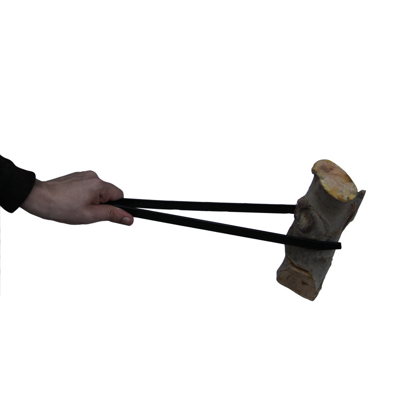 Tongs made of spring steel