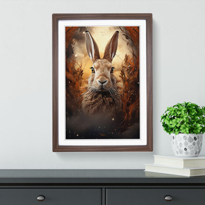 Hare Digital - Framed Print
