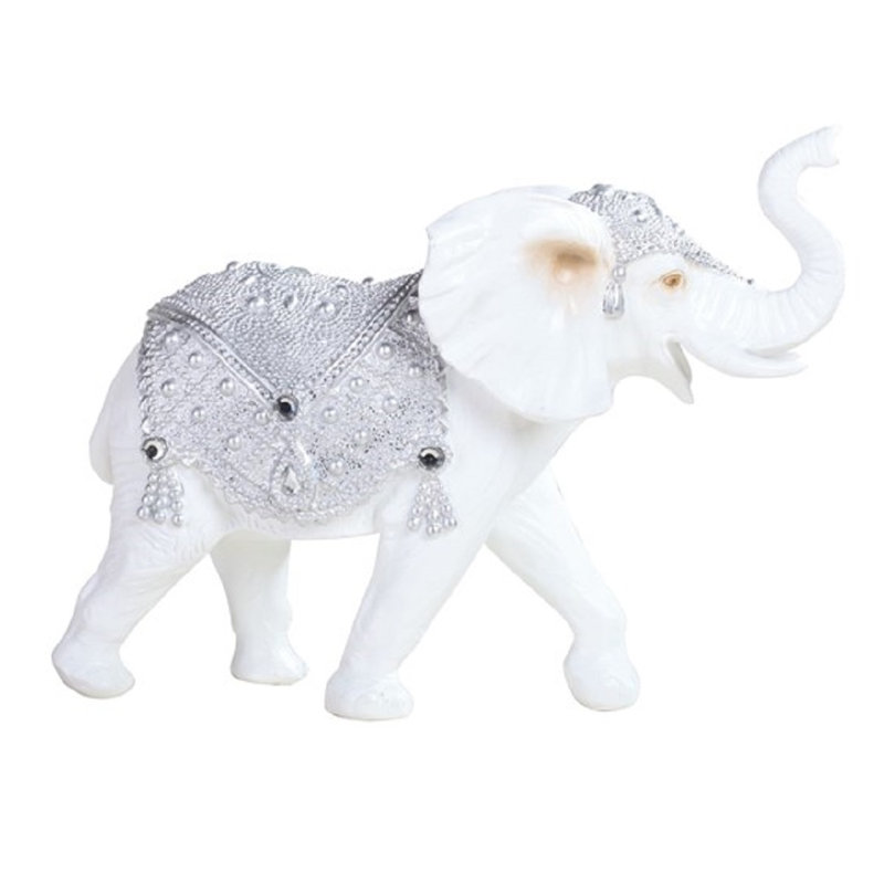 Figurine éléphant thaïlandais avec trompe