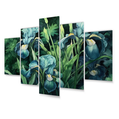 Traditional Plants & Flowers Wall Decor on Metal