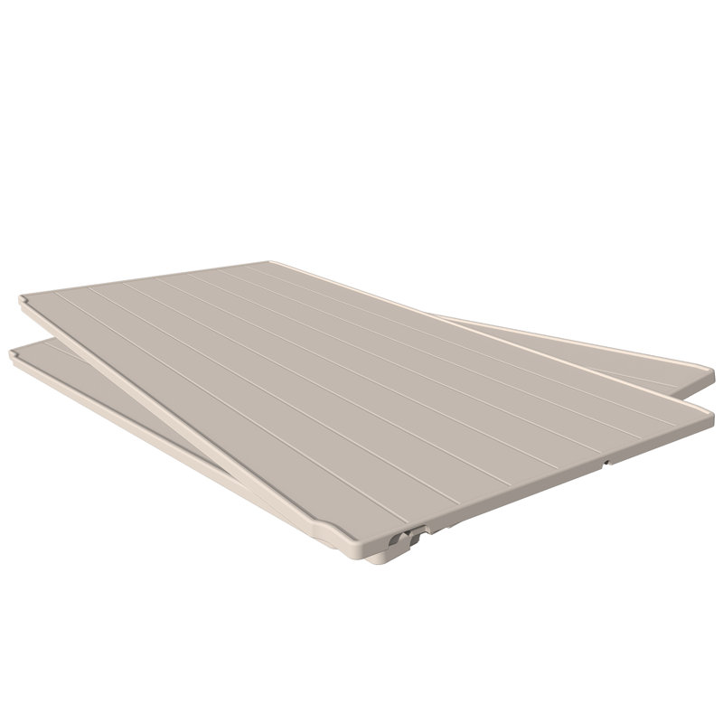 Resin Shelf For 4 Ft. W X 2 Ft. D Outdoor Shed, White