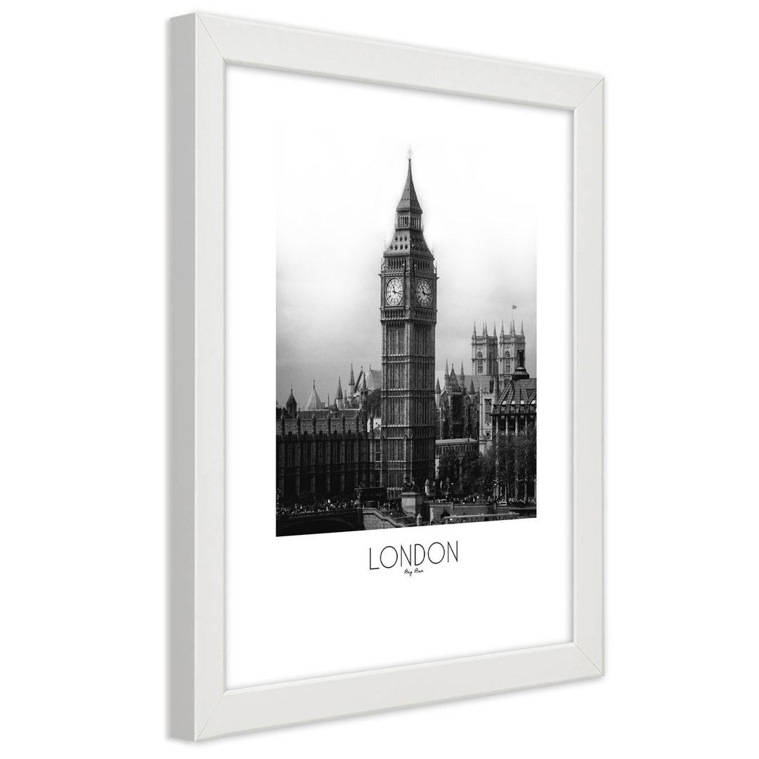 Bilder mit Rahmen, London – Big Ben