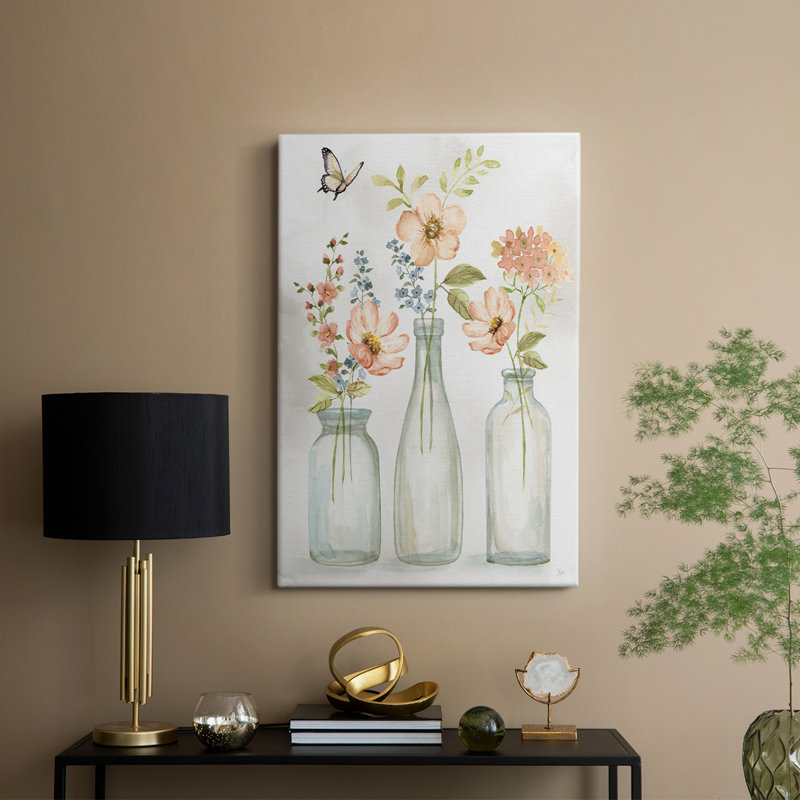 Summer Trio I -Galery Enveloppé Cavas, H 48 po x l 32 po