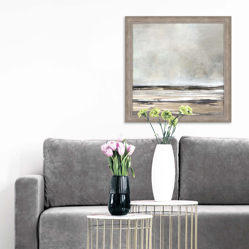 Tywyn Views Silver Framed Print Wall Art