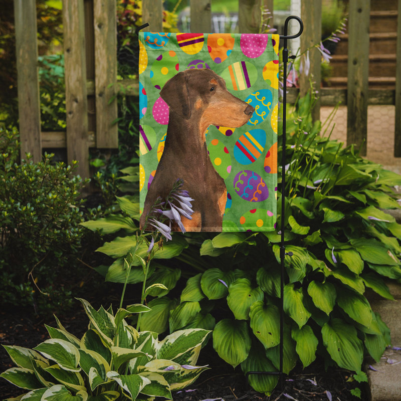 Drapeau de jardin Atara, Doberman (brun clair et beige)