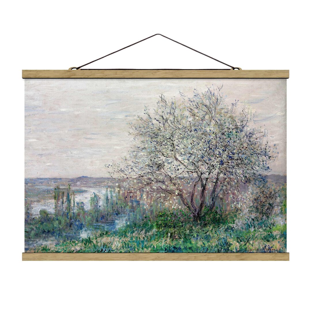 Stoffbild Frühlingsatmosphäre von Claude Monet