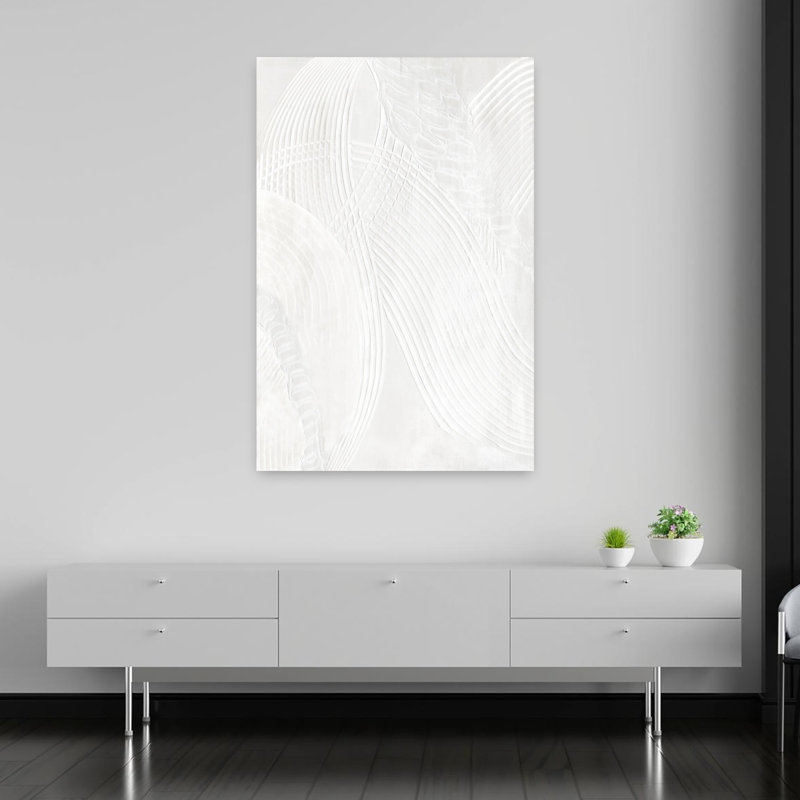 Art contemporain, art minimaliste élégant et abstrait, H 60 po x l 40 po
