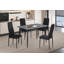 Darees Stone Top Metal Base Dining Table-684337397