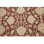 Tapis rouge en laine noué à la main de conception unique 9 pi x 11 pi 10 po New Age