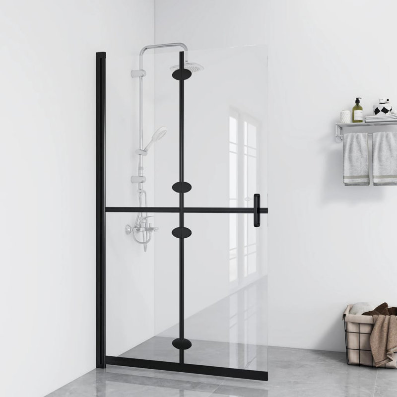 Cabine de douche rectangulaire à demi-cadre l 39,4 po x H 74,8 po
