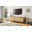 Geometric Wood TV Stand