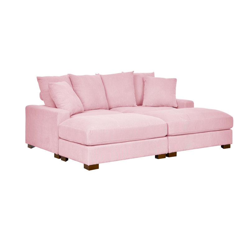 Zaheer 86'' Corduroy Sofa