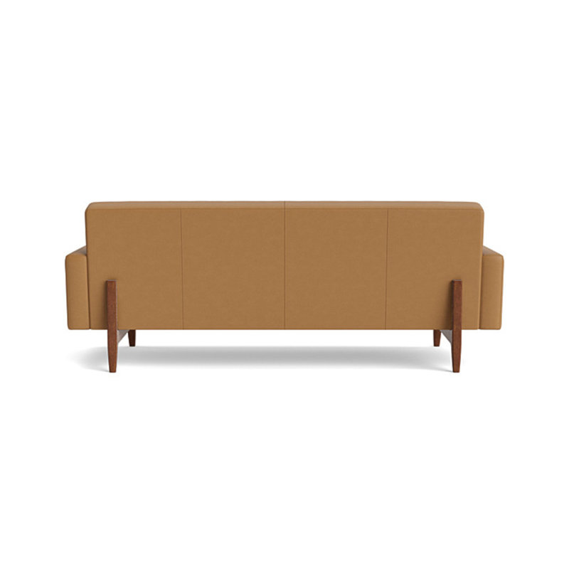 Tyler Leather Sofa (85"), Leather - Butterscotch