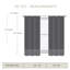 Cedar Blackout Curtain 56"W x 84"L-90610033