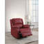 Fauteuil inclinable berçant en cuir synthétique