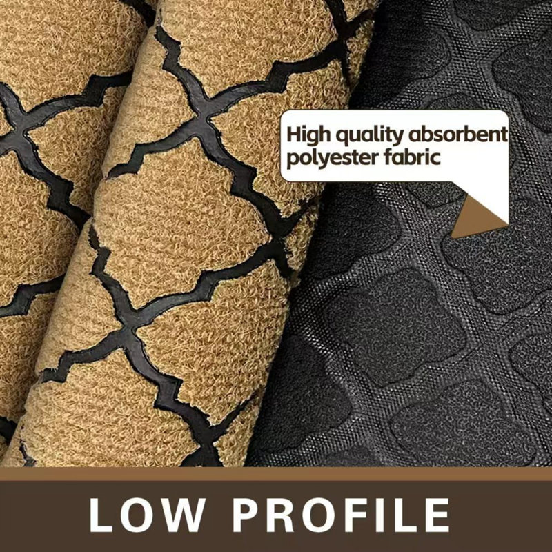 Non-Slip Geometric Shapes Doormat