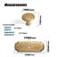 Paquet multiple de boutons ronds avec contre-plaque-111011959