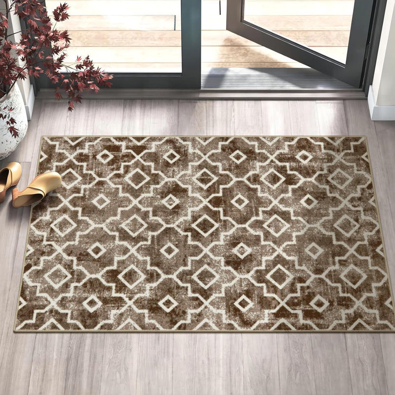 Tapis d'entrée antidérapant Govan, Rectangle 2 pi 8 po x 4 pi