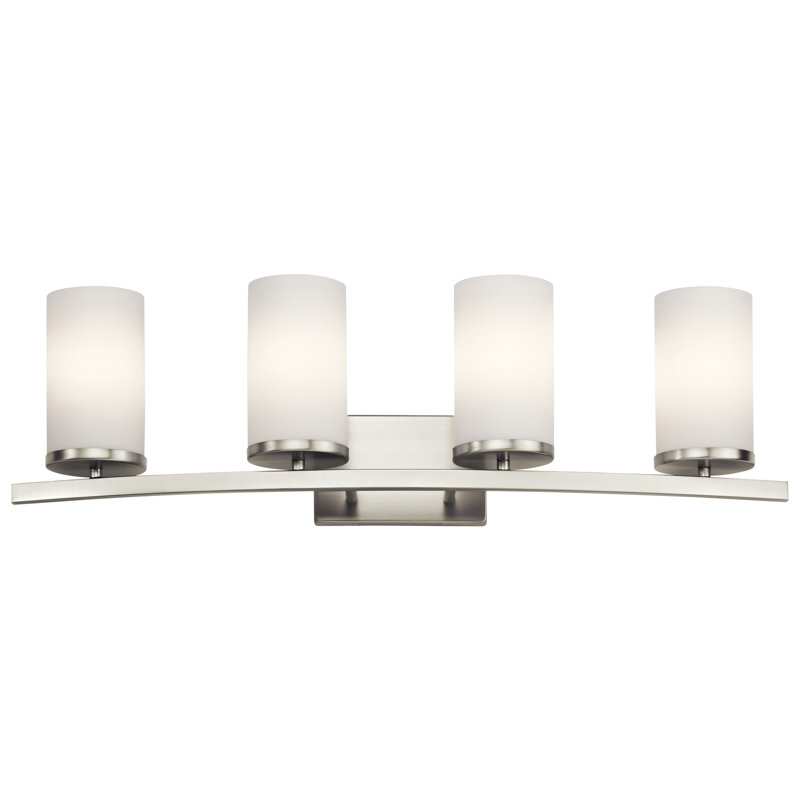 Crosby 4 - Light Vanity Light, Brushed Nickel