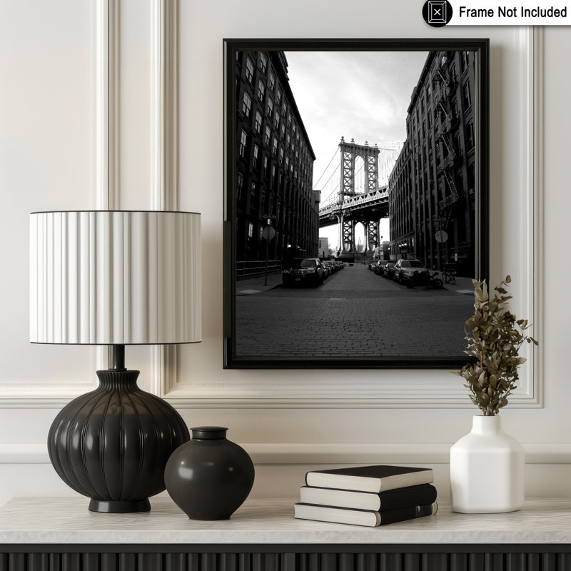 Rues de Brooklyn, Unframed, Poster, 18"H x 24"W