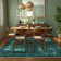  Floral Washable Rugs Non-Slip Ultra-Thin Soft Area Rug Vintage Botanical Print Carpet