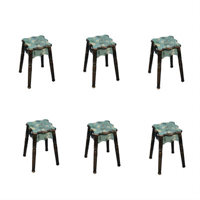 Abdia Counter Stool with Solid Wood Frame