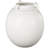 Zadah Ceramic Minimalistic Decorative White Vase with Scroll Handles