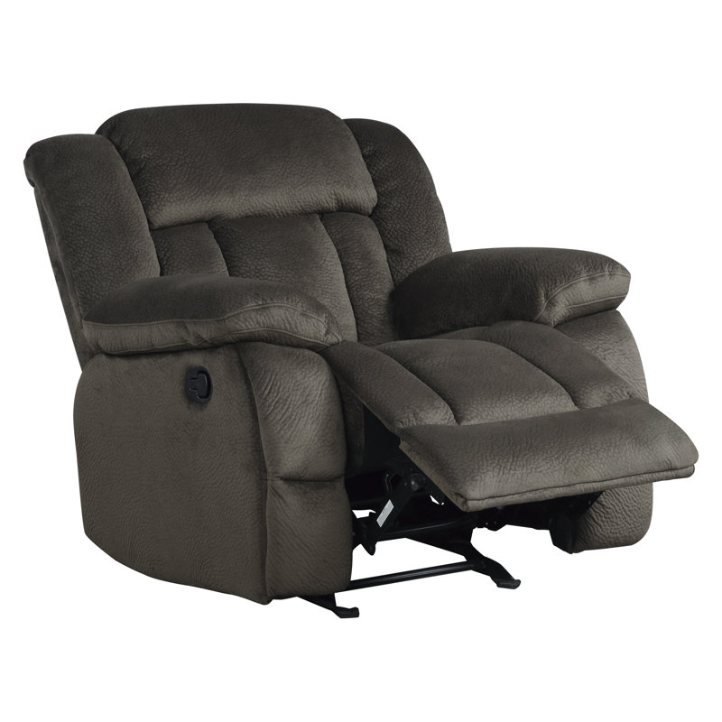Ecklund Upholstered Recliner, Chocolate