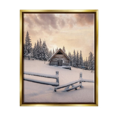 " Rural Winter Cabin " by Incado