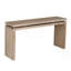 Table d'entrée 60 po Antique Natural Farmhouse - Table d'entrée en bois rétro avec suspension à double planche-1122483297