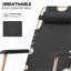 chaise longue noire