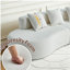 Canapé modulaire courbé en velours 3 places Cloud Couch