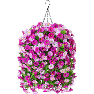 Artificial Fake Hanging Flowers Basket