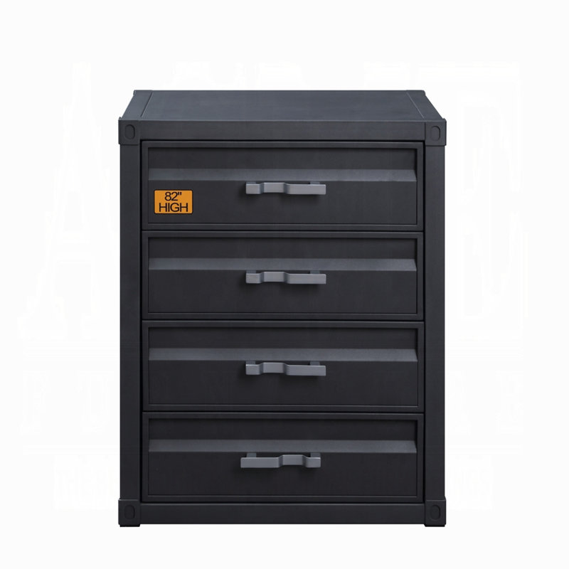 Spandrel 4-Drawer 25.6'' W Chest